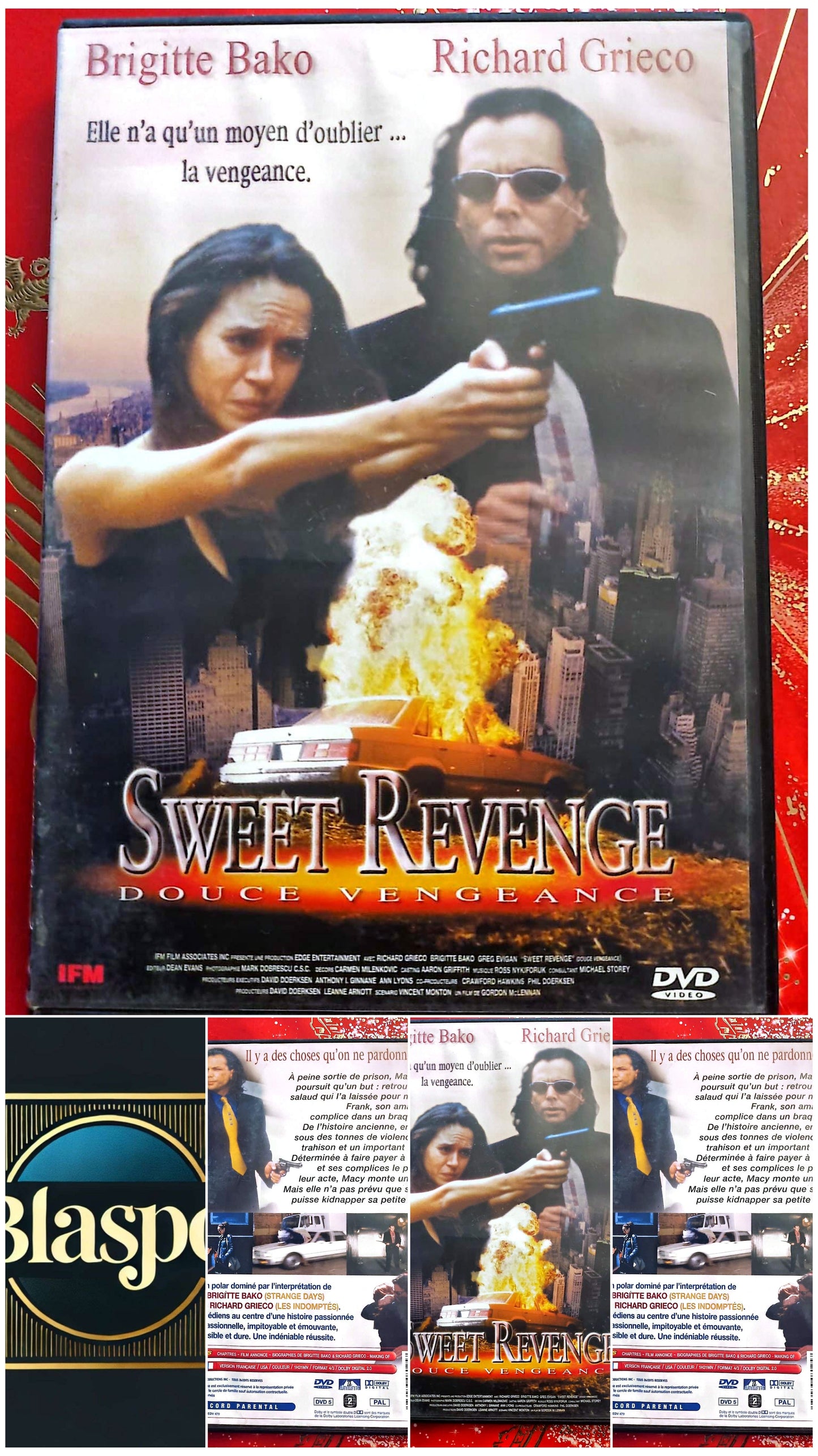 Sweet Revenge (Douce Vengeance) – DVD – Film Policier Thriller – Brigitte Bako – Richard Grieco