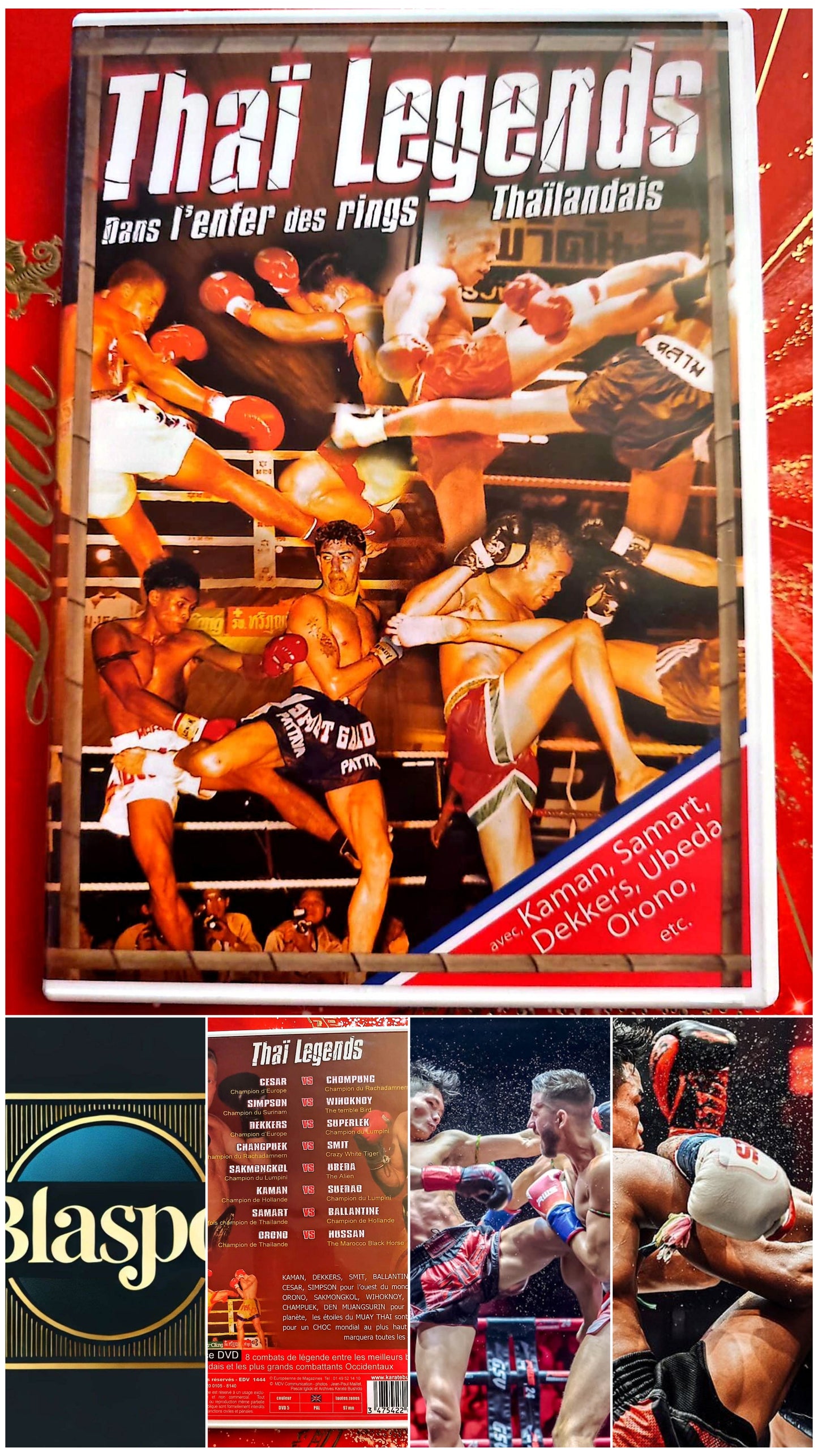 Thai Legends – Dans l’Enfer des Rings – DVD – Muay Thai – Sports de Combat