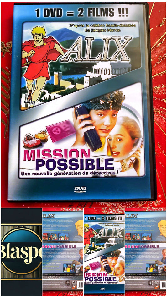 Alix + Mission Possible – Coffret DVD – 2 Films – Dessin Animé & Film Jeunesse