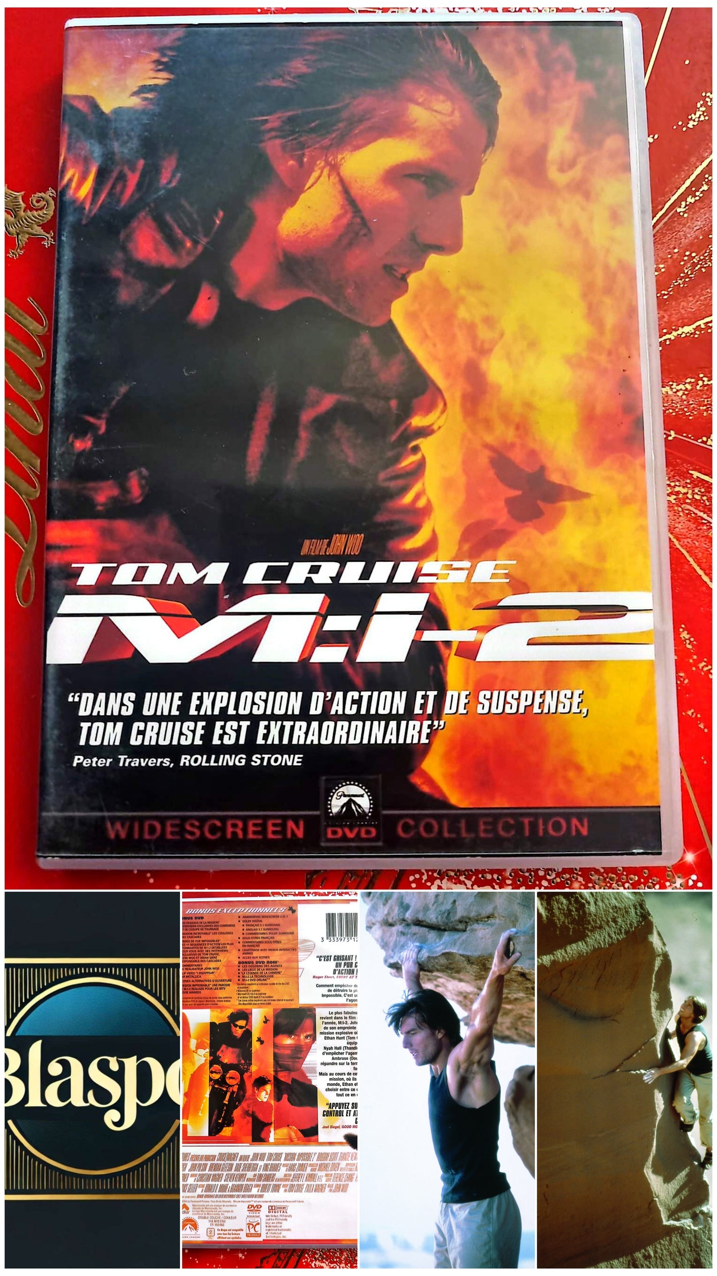 Mission Impossible 2 – DVD – Tom Cruise – Film Action Espionnage – Édition Widescreen