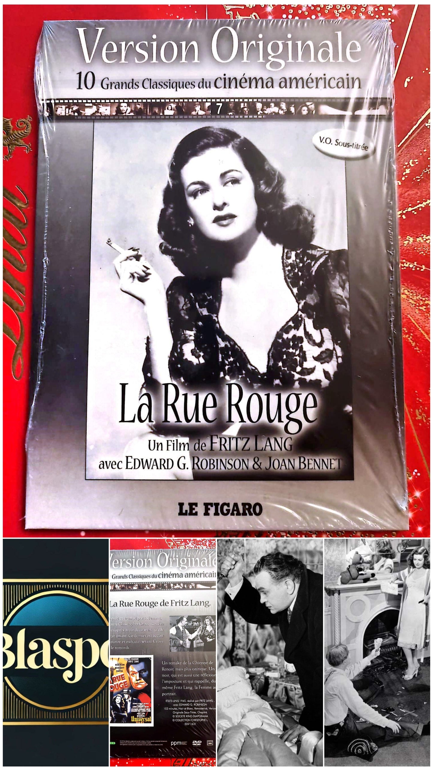 La Rue Rouge – DVD – Edward G. Robinson – Film de Fritz Lang – Version Originale Sous-Titrée