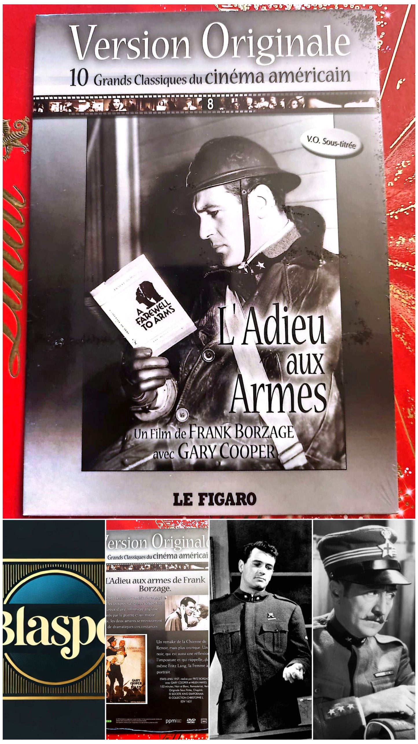 L’Adieu aux Armes – DVD – Gary Cooper – Film de Frank Borzage – Version Originale Sous-Titrée