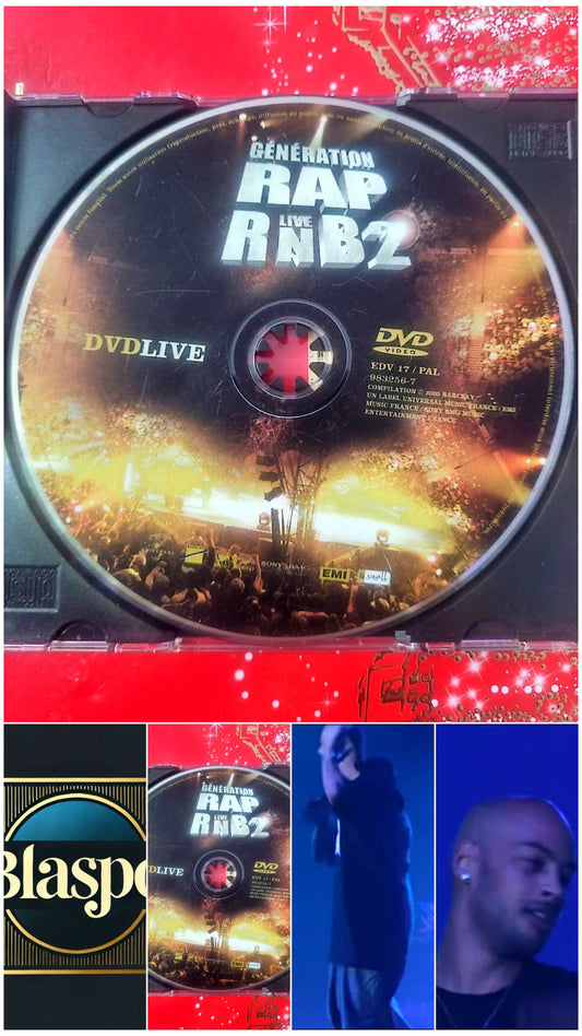 Génération Rap Live RNB 2 – DVD Live – CD seul