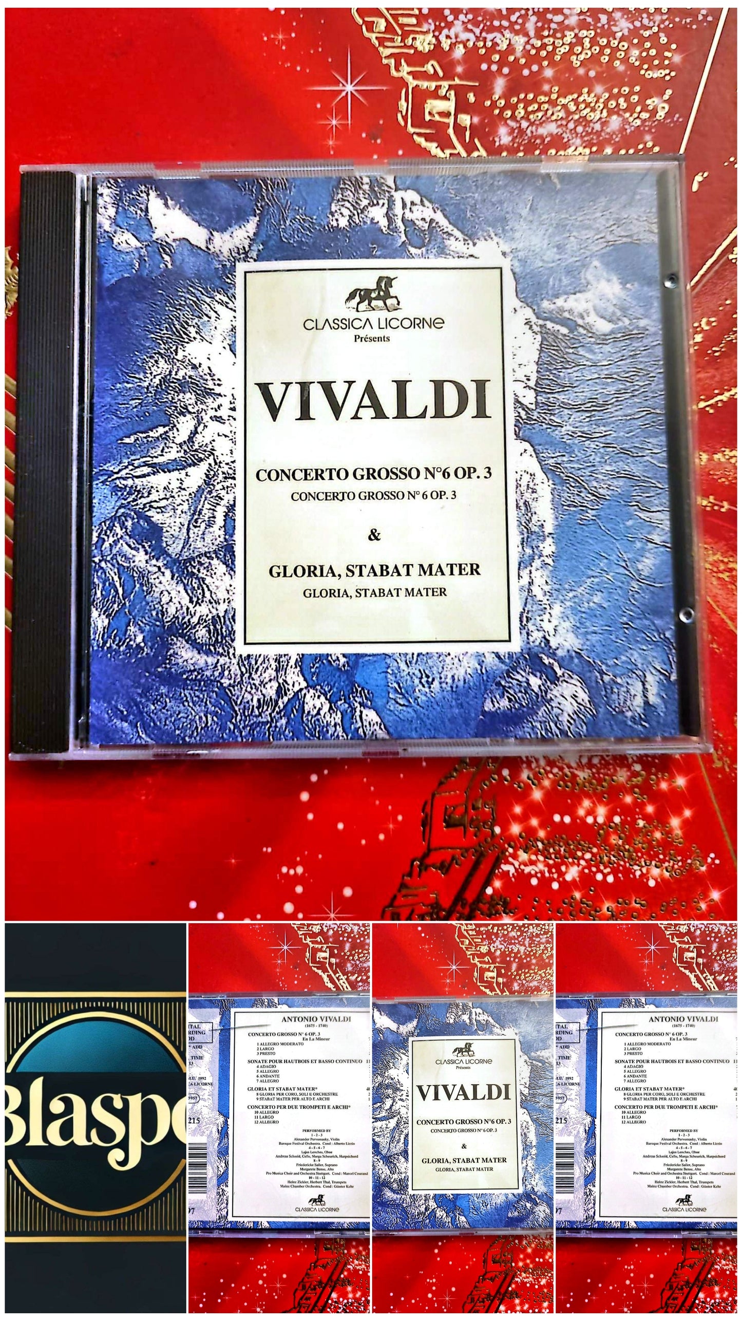 Vivaldi – Concerto Grosso n°6 Op.3 / Gloria / Stabat Mater – CD Classique