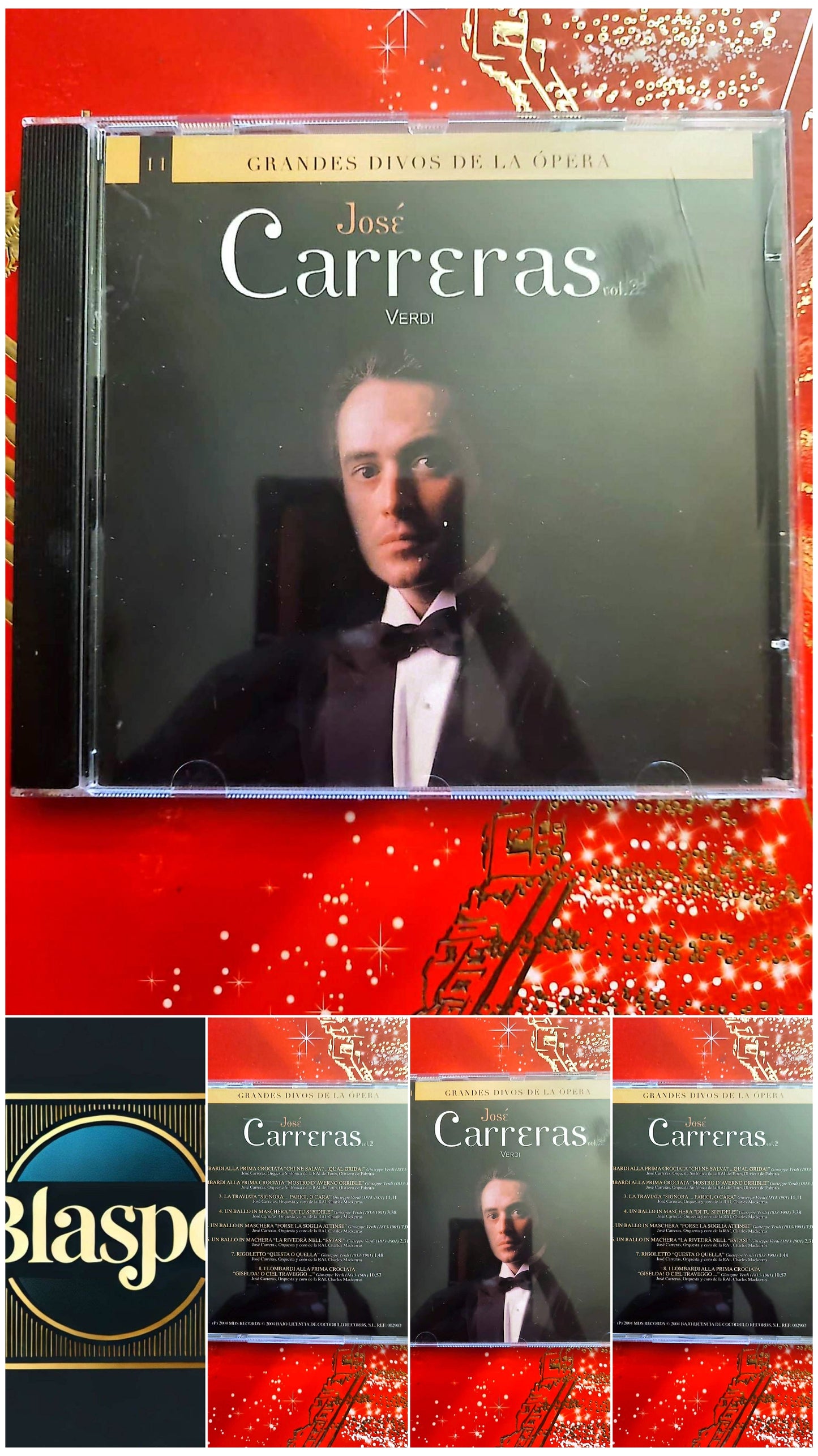 José Carreras – Verdi – Grandes Divos de l’Opéra Vol. 2 – CD Opéra