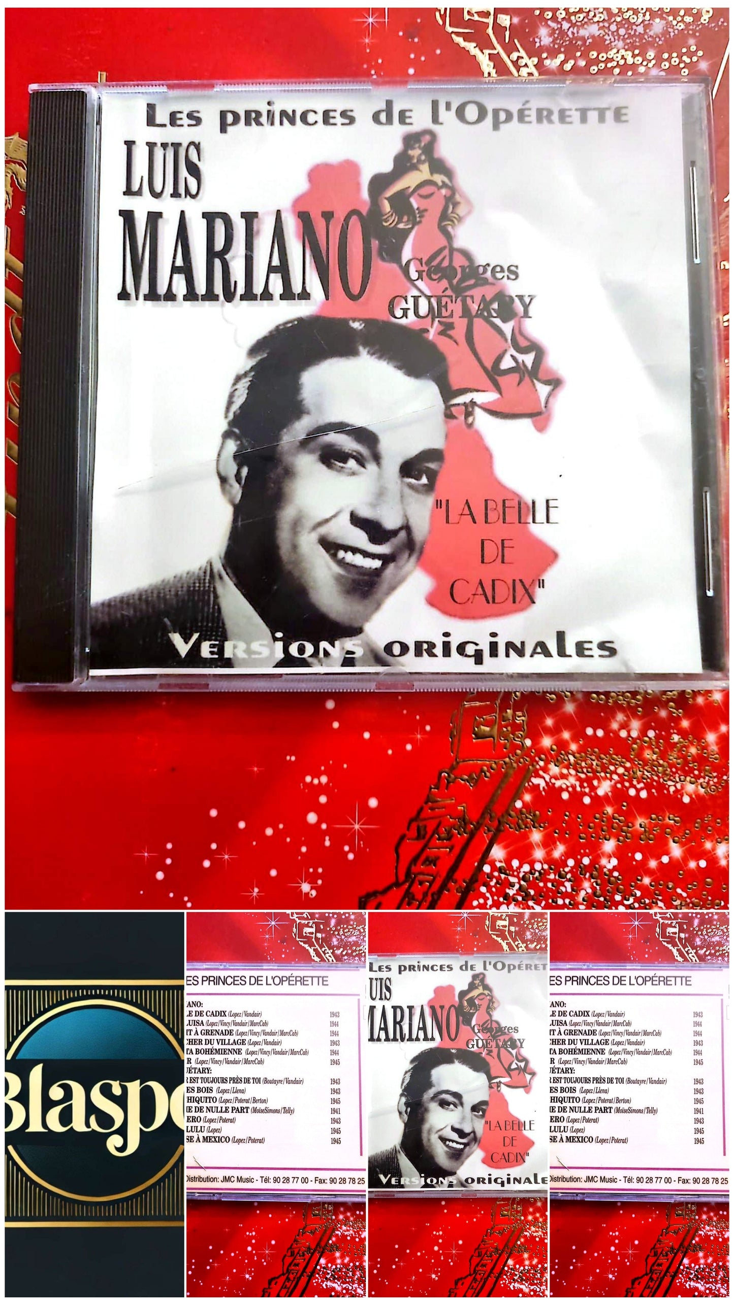 Luis Mariano & Georges Guétary – La Belle de Cadix – CD Opérette