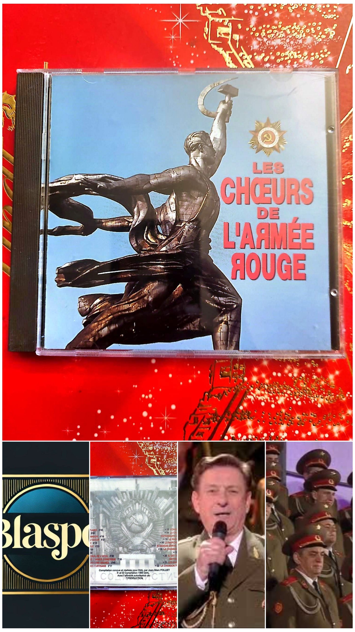 Les Chœurs de l’Armée Rouge – Chants Patriotiques – CD Musique Chorale