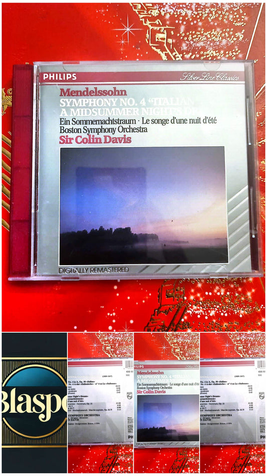 Mendelssohn – Symphonie n°4 Italienne & Le Songe d’une nuit d’été – CD Classique