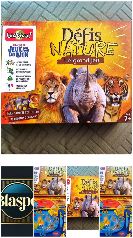 Jeu de société Défis Nature – Le grand jeu – Bioviva – Jeu éducatif 7+