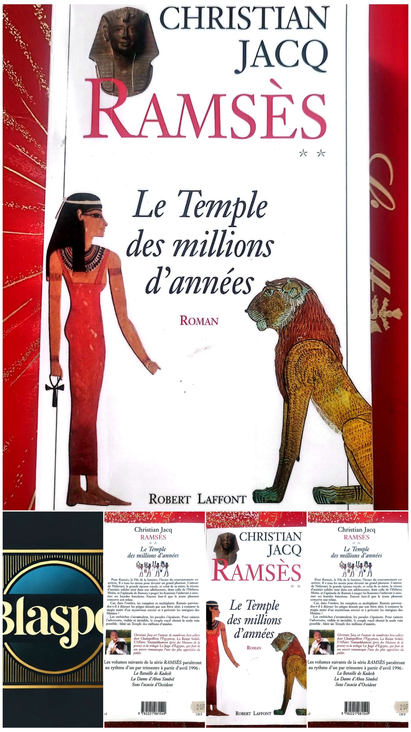 Ramsès – Le Temple des millions d’années – Christian Jacq – Roman historique – Robert Laffont
