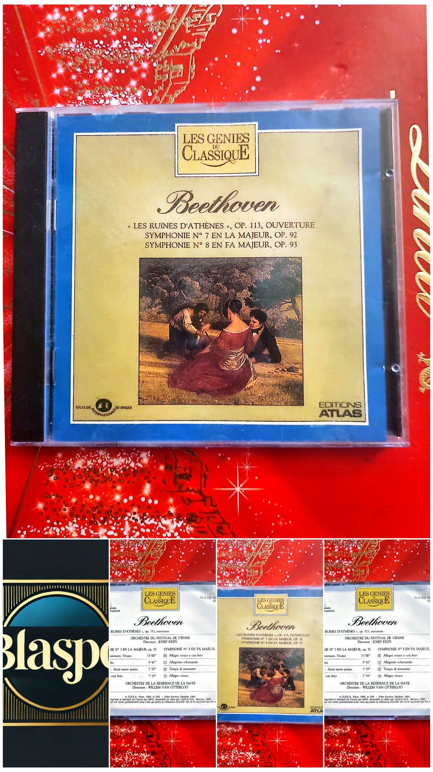 Beethoven – Symphonies n°7 & n°8 – Les Ruines d’Athènes – CD Classique