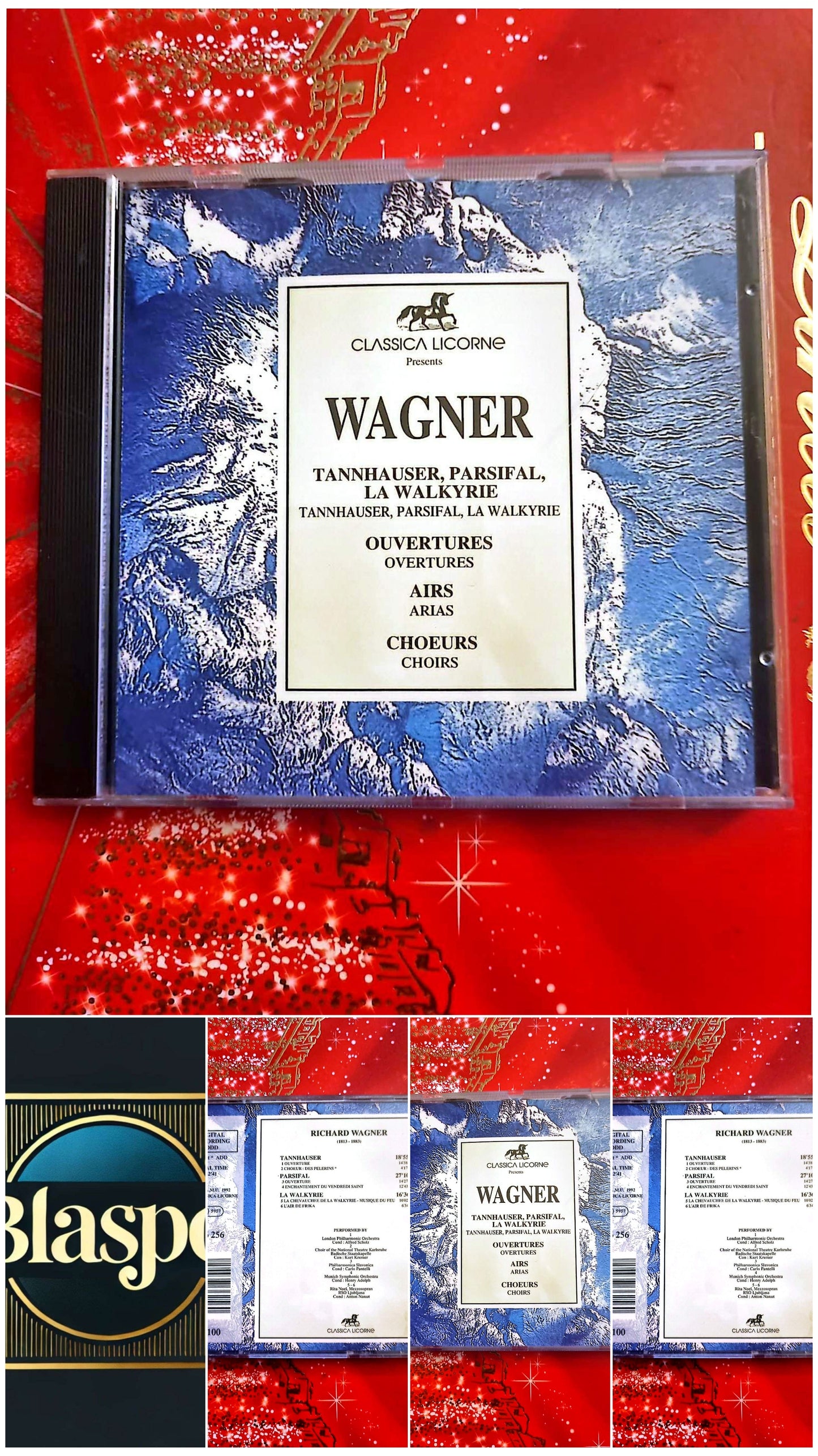 Richard Wagner – Tannhäuser, Parsifal, La Walkyrie – CD Classique