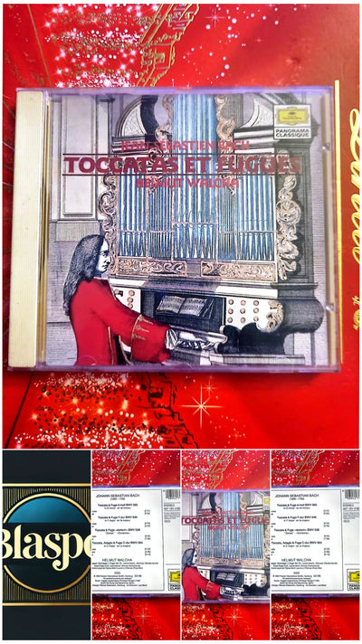 CD Johann Sebastian Bach – Toccatas et Fugues – Helmut Walcha – Orgue