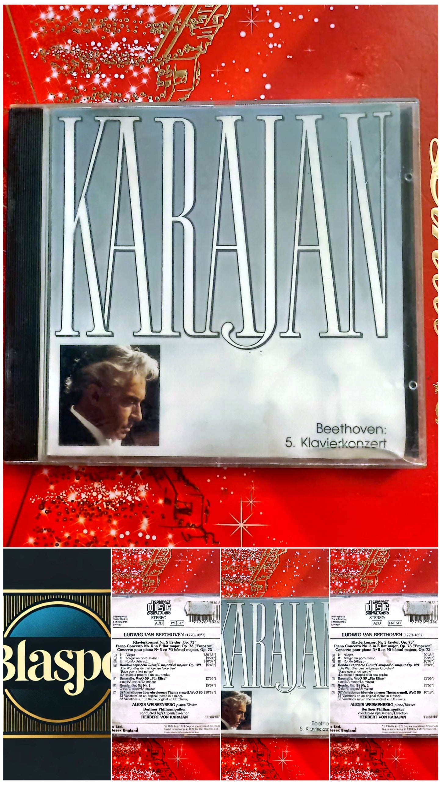 CD Beethoven – Concerto pour piano n°5 L’Empereur – Karajan – Berliner Philharmoniker