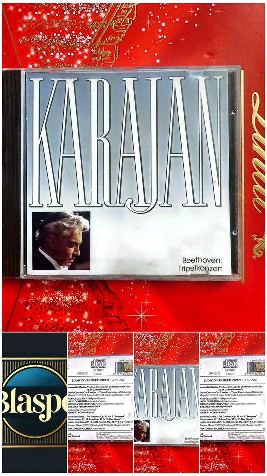 CD Beethoven – Triple Concerto op.56 – Karajan – Richter Oistrakh Rostropovich