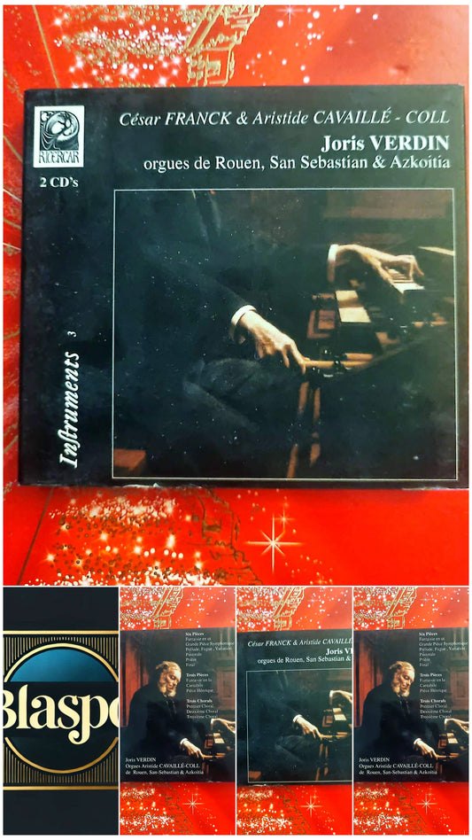 Coffret 2 CD César Franck – Œuvres pour orgue – Joris Verdin – Cavaillé-Coll