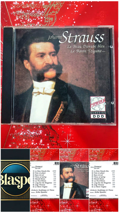 CD Johann Strauss – Le Beau Danube Bleu – Le Baron Tzigane – Orchestre de Vienne