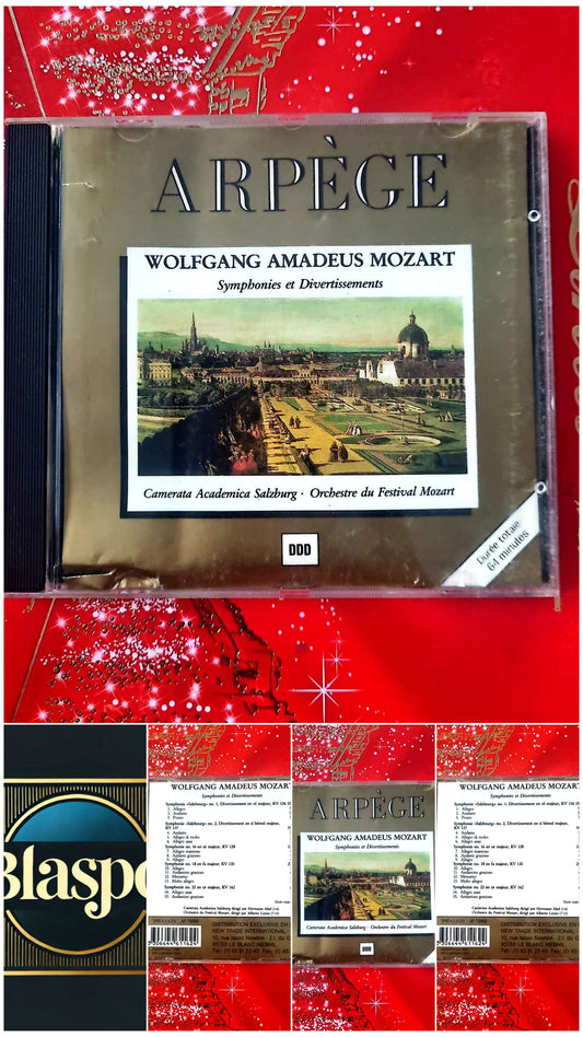 CD Mozart – Symphonies et Divertissements – Camerata Academica Salzburg – Arpège