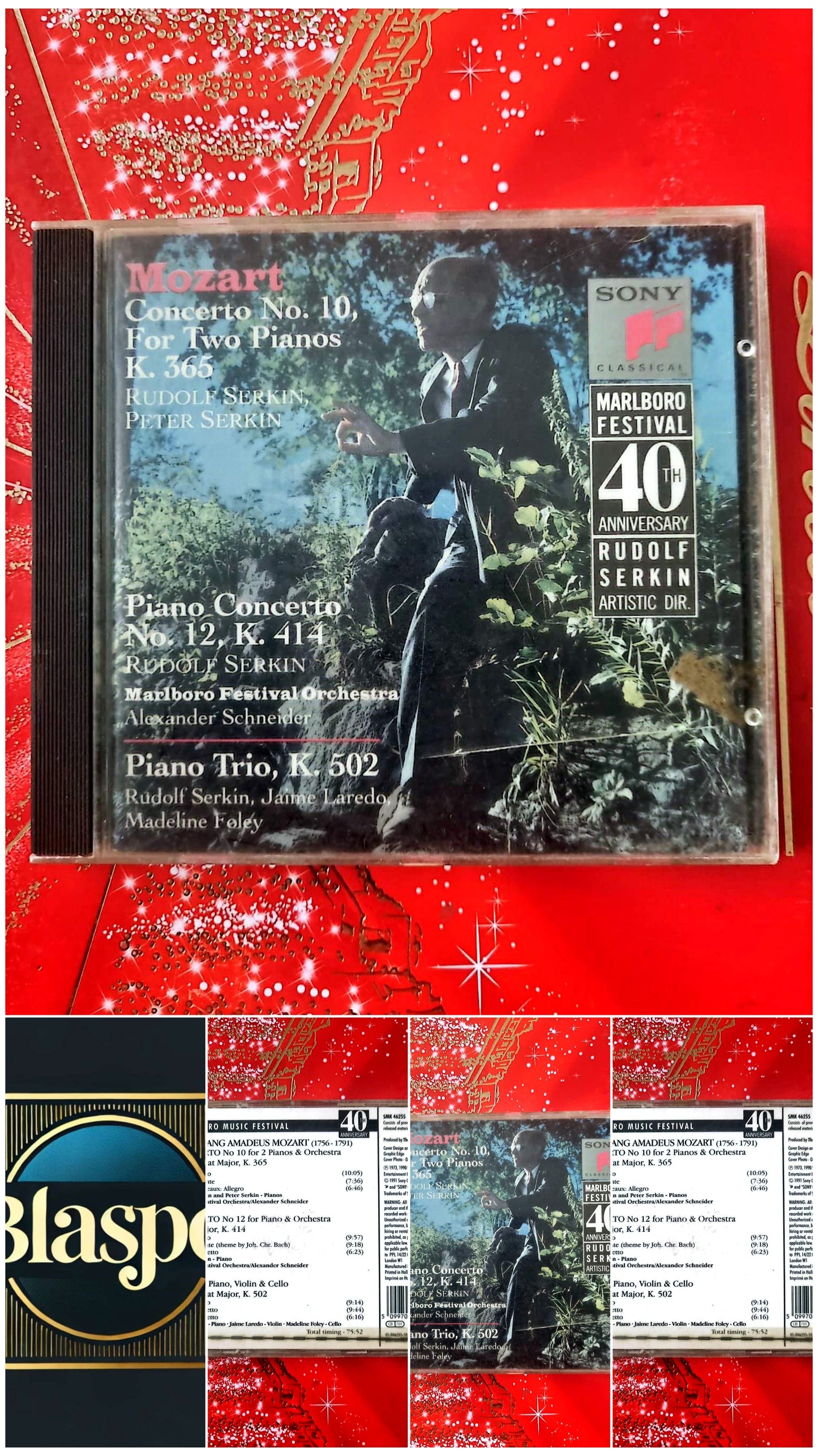 Mozart – Concertos pour piano K.365 & K.414 – Rudolf & Peter Serkin – CD Classique