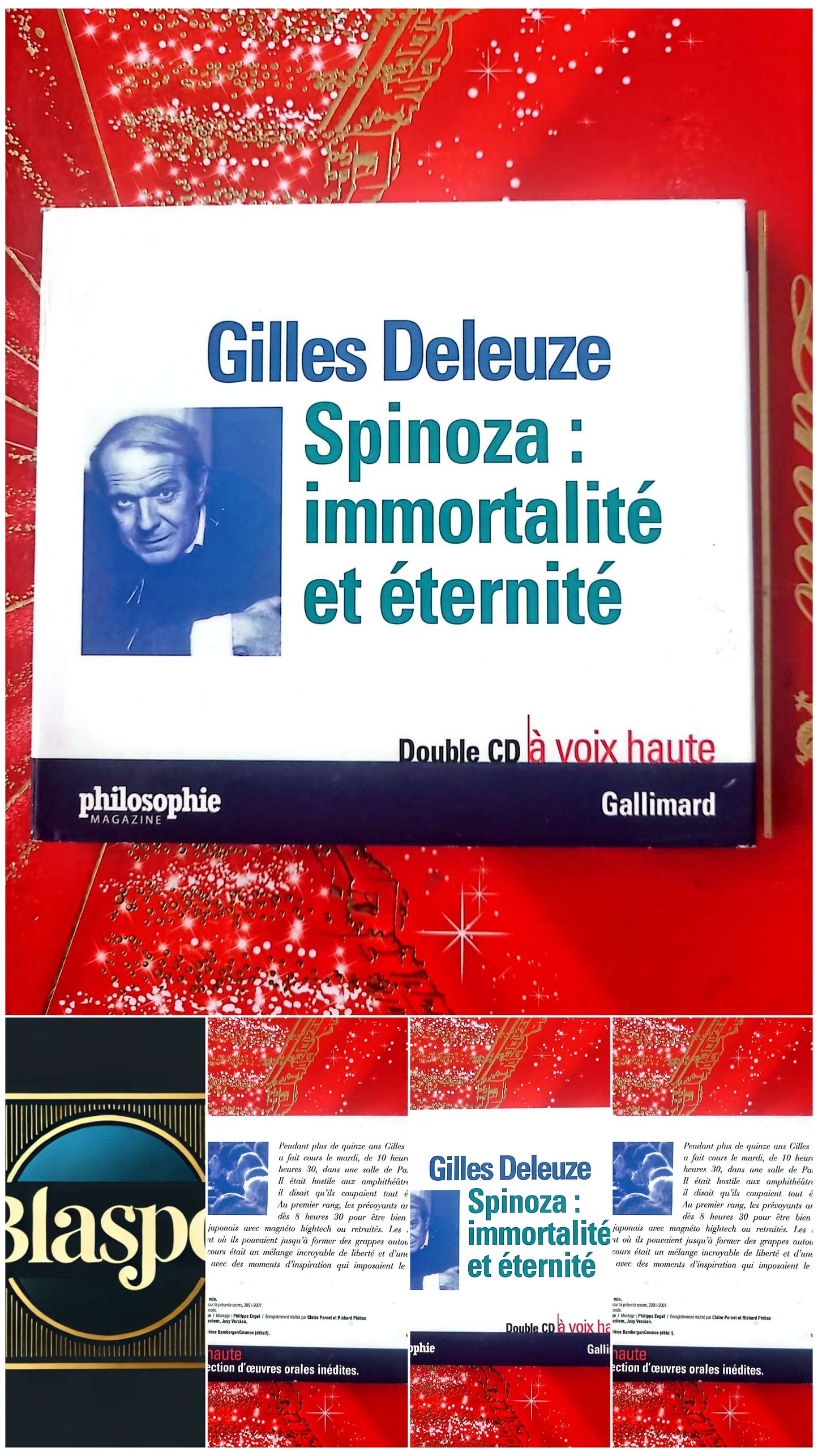 Gilles Deleuze – Spinoza : immortalité et éternité – Double CD à voix haute