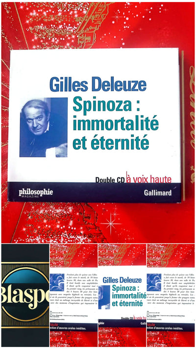 Gilles Deleuze – Spinoza : immortalité et éternité – Double CD à voix haute