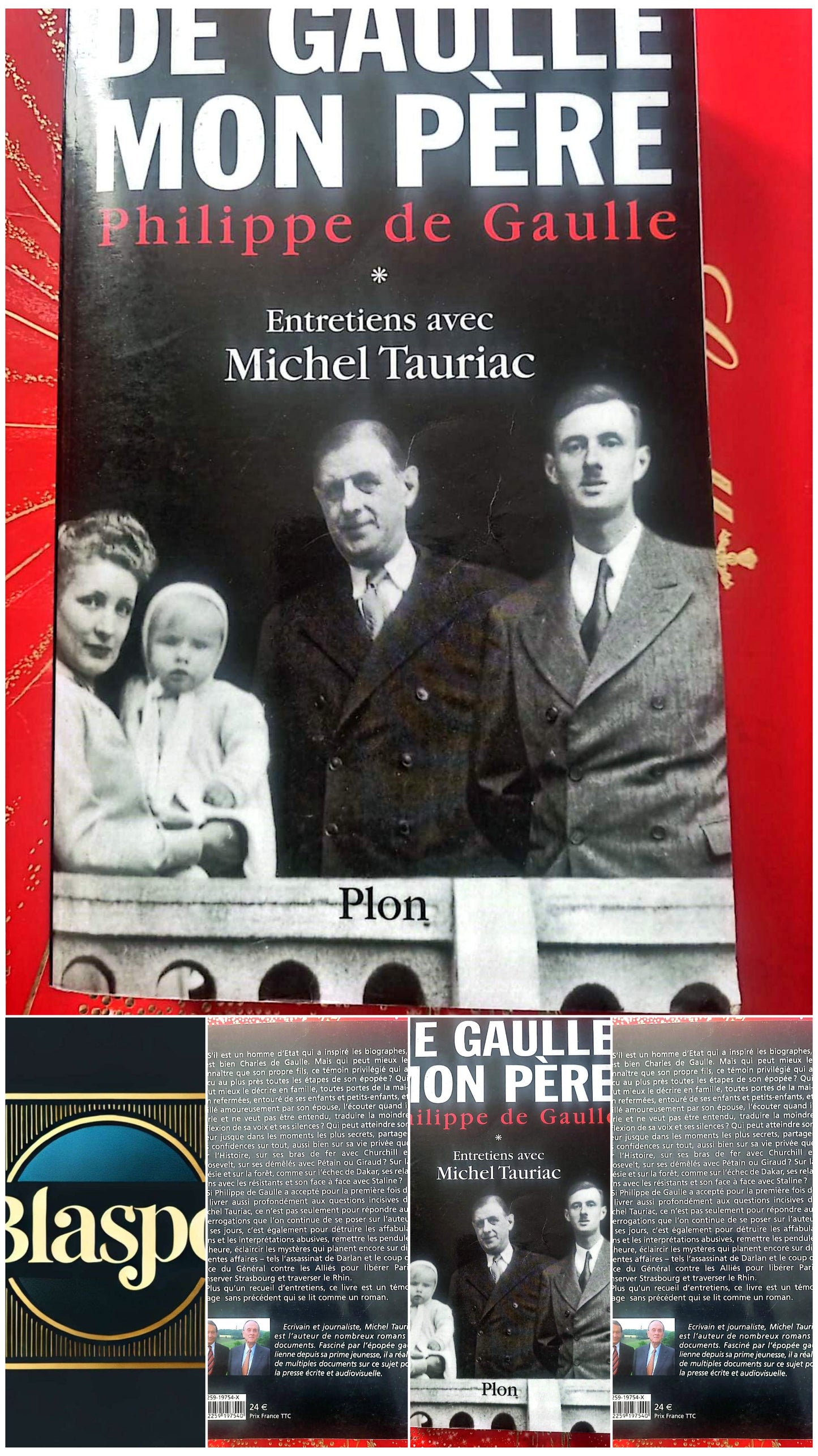 Livre De Gaulle mon père – Philippe de Gaulle – Entretiens avec Michel Tauriac