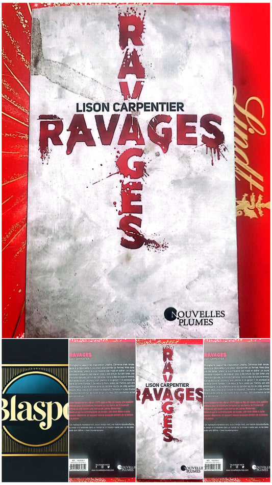 Livre thriller Ravages – Lison Carpentier – Roman noir