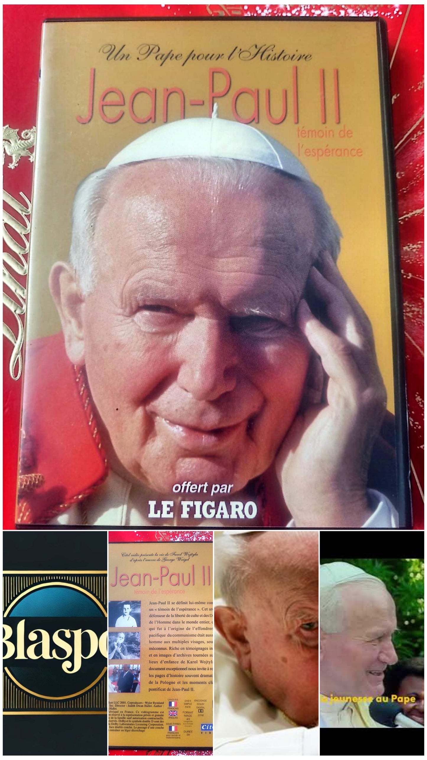 Jean-Paul II – Témoin de l’Espérance – DVD Documentaire Historique