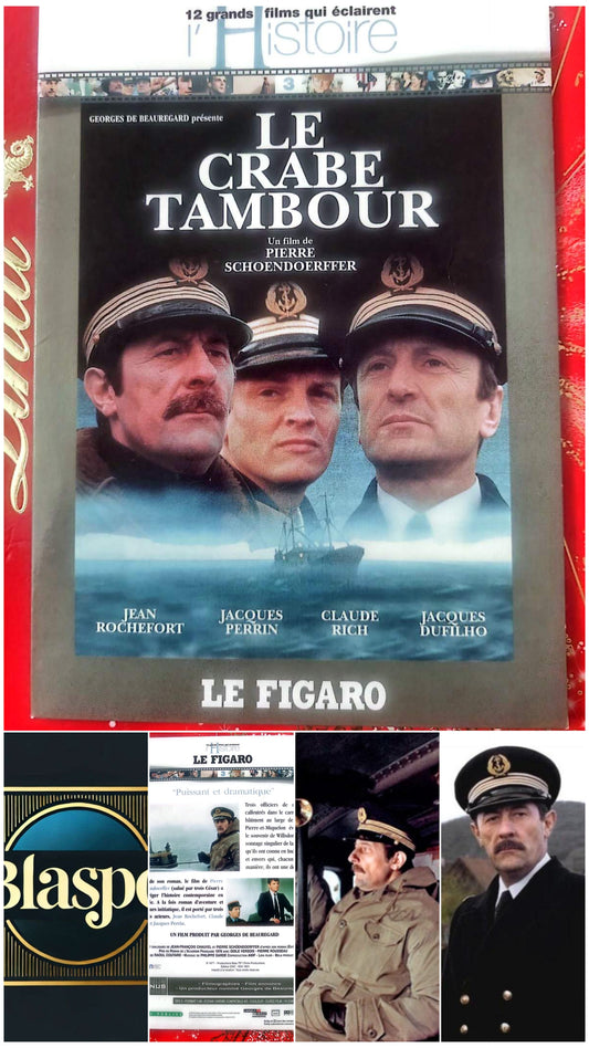 Le Crabe-Tambour – Pierre Schoendoerffer – Jean Rochefort, Jacques Perrin – DVD Film Historique