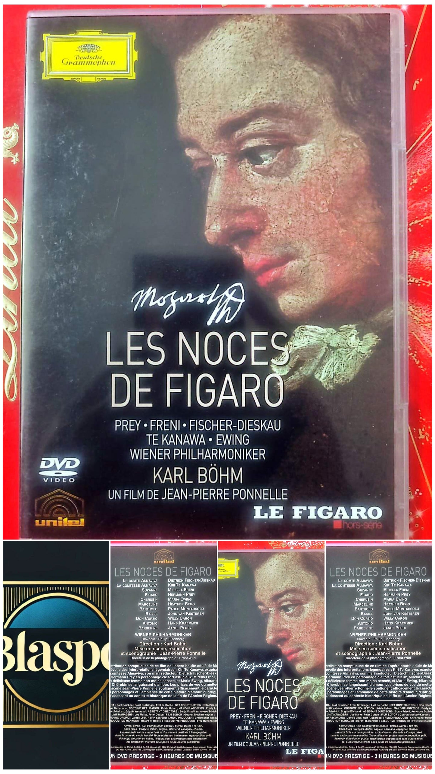 Mozart – Les Noces de Figaro – Karl Böhm – Wiener Philharmoniker – DVD Opéra Prestige