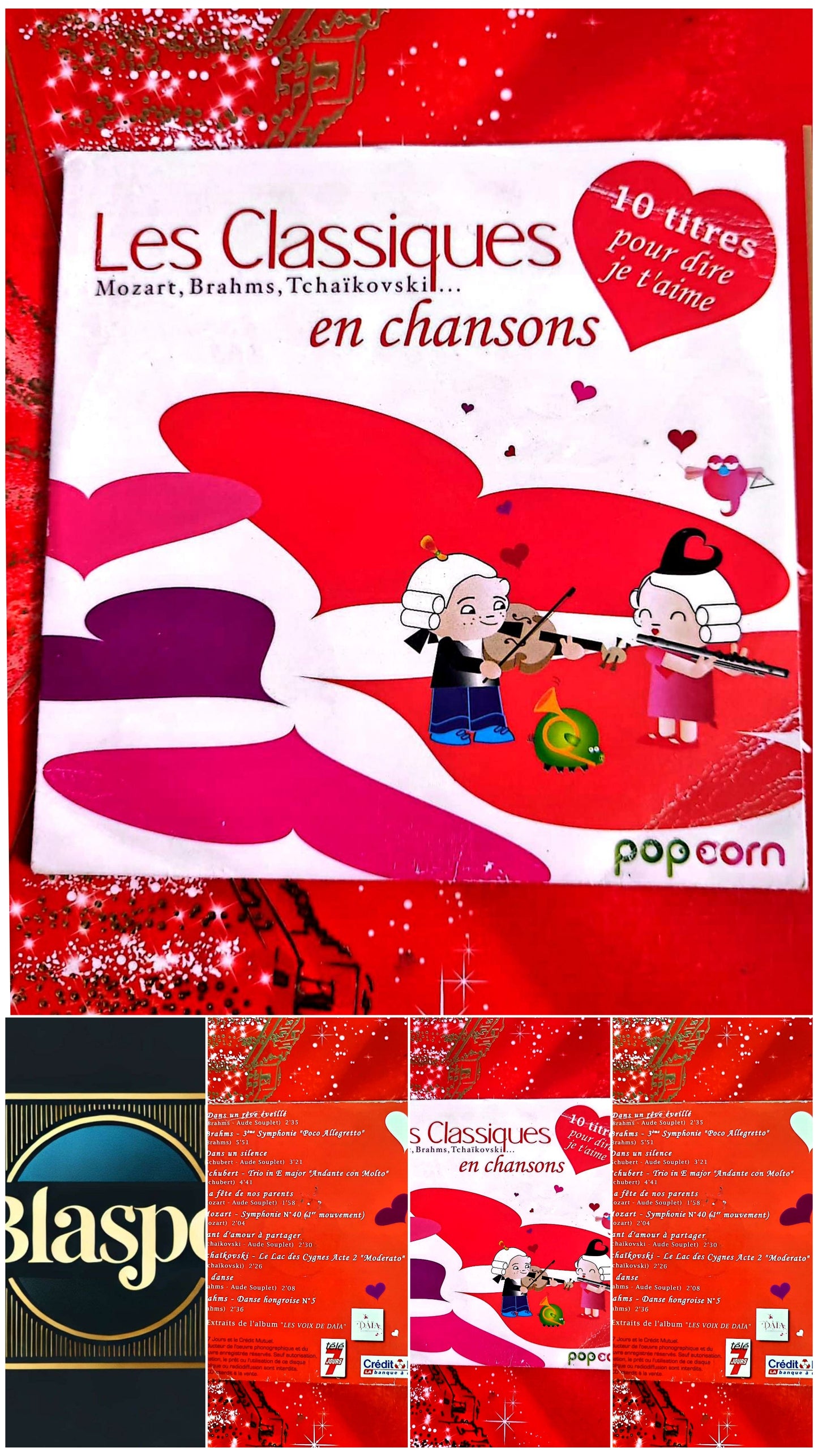 Les Classiques en chansons – Mozart Brahms Tchaïkovski – CD Musique Classique