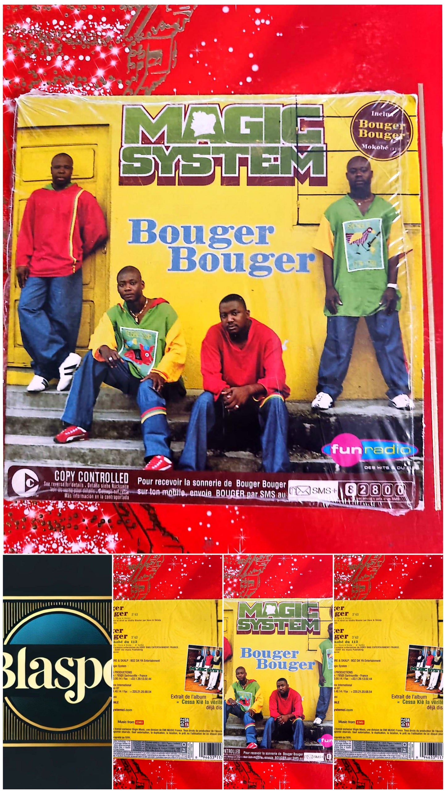 Magic System – Bouger Bouger – CD Single – Afro Zouglou – Audio CD