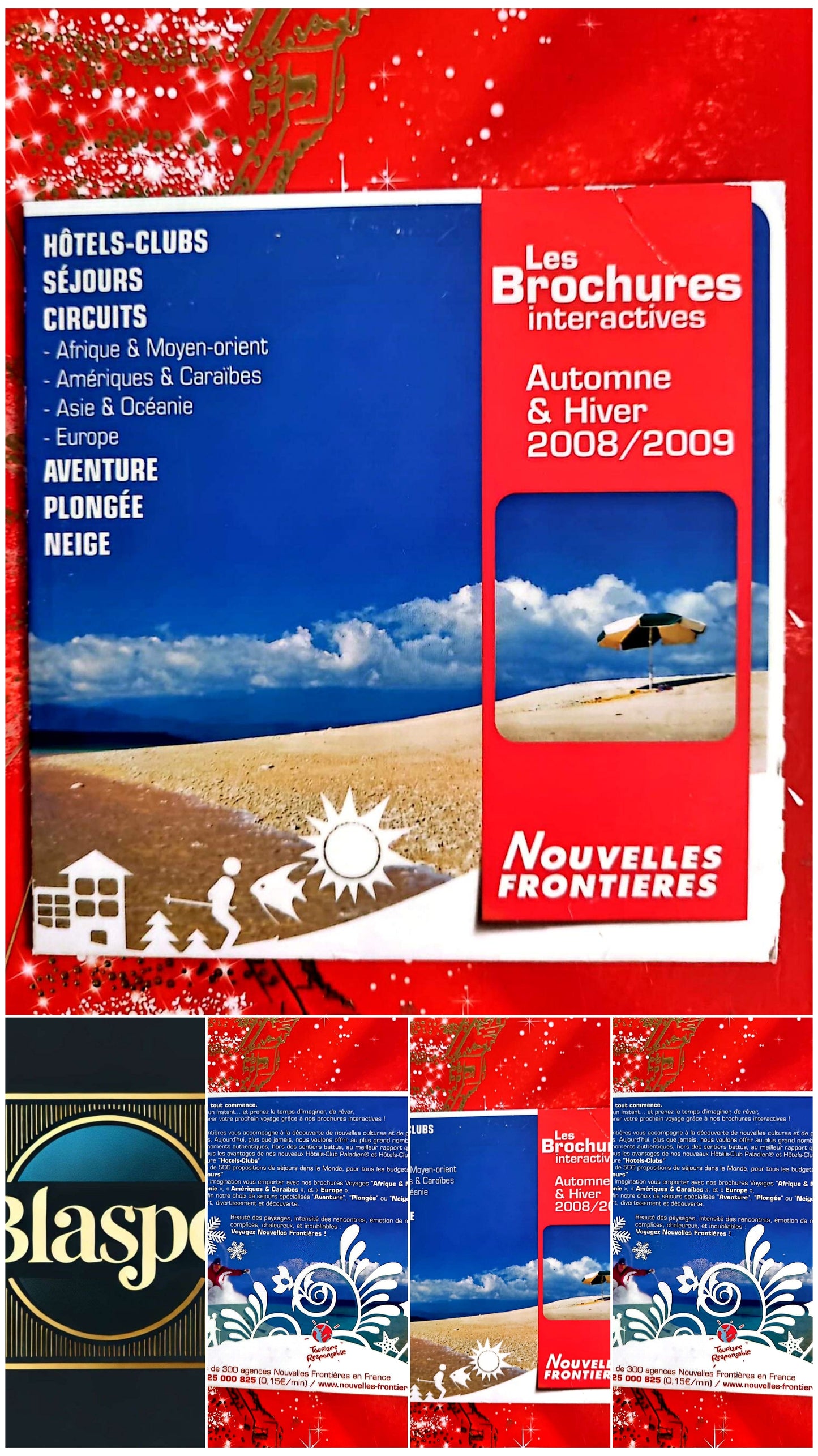 Nouvelles Frontières – Brochures Interactives Automne & Hiver 2008/2009 – CD-ROM Voyages