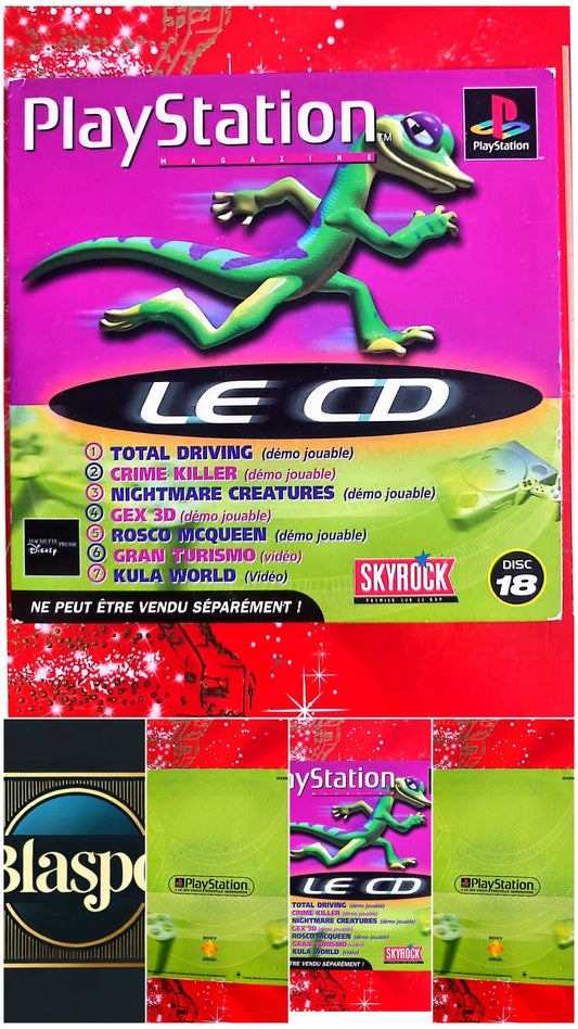 PlayStation Magazine – Le CD Disc 18 – Démos PS1 – Total Driving, Gex 3D – Français