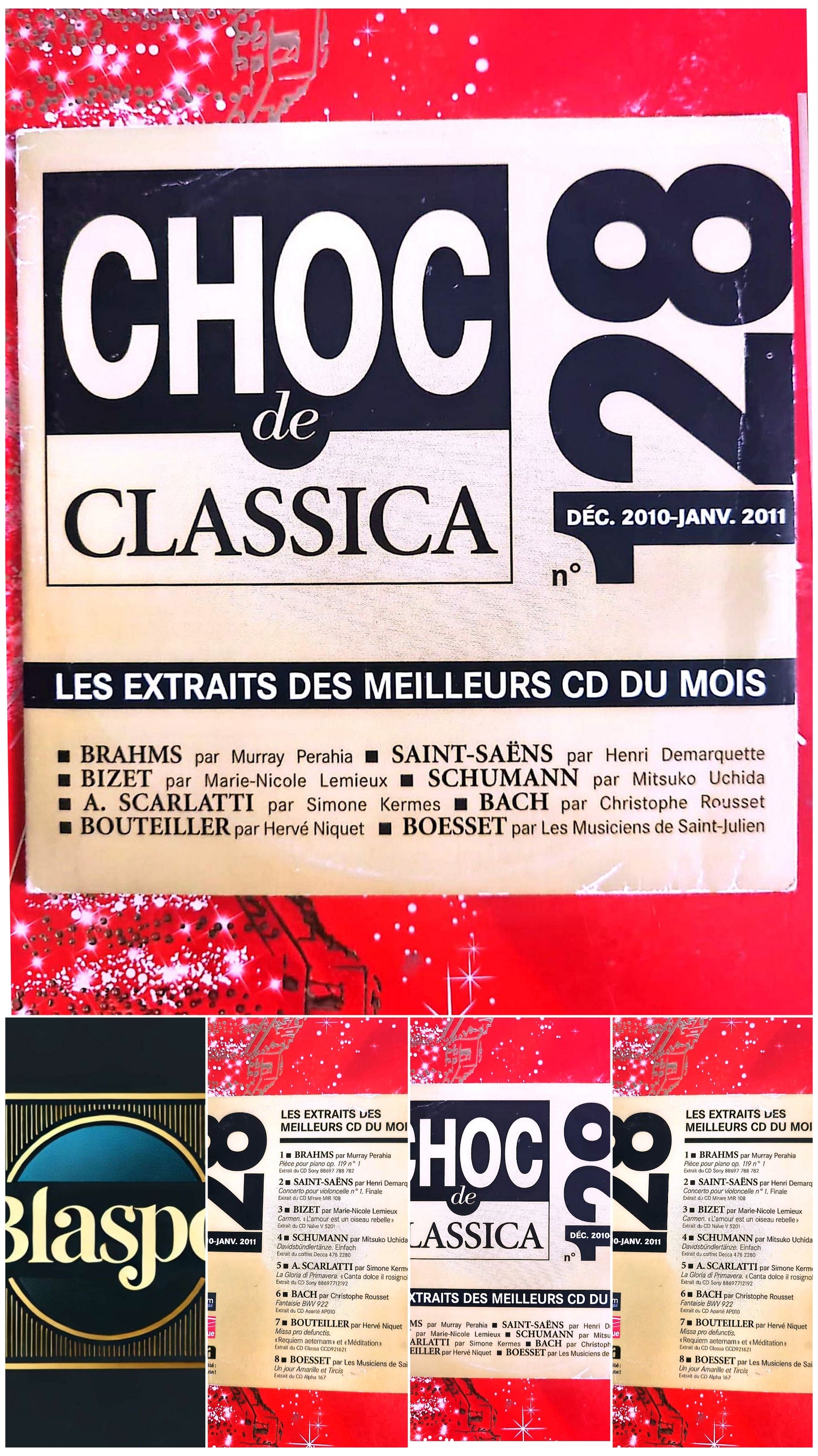 Choc de Classica n°128 – CD Compilation Classique – Brahms, Bach, Bizet