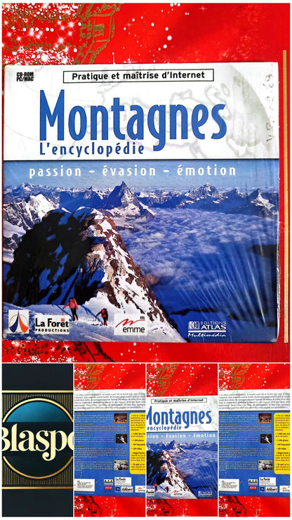 Montagnes – L’Encyclopédie – CD-ROM PC / Mac – Atlas Multimédia – Français