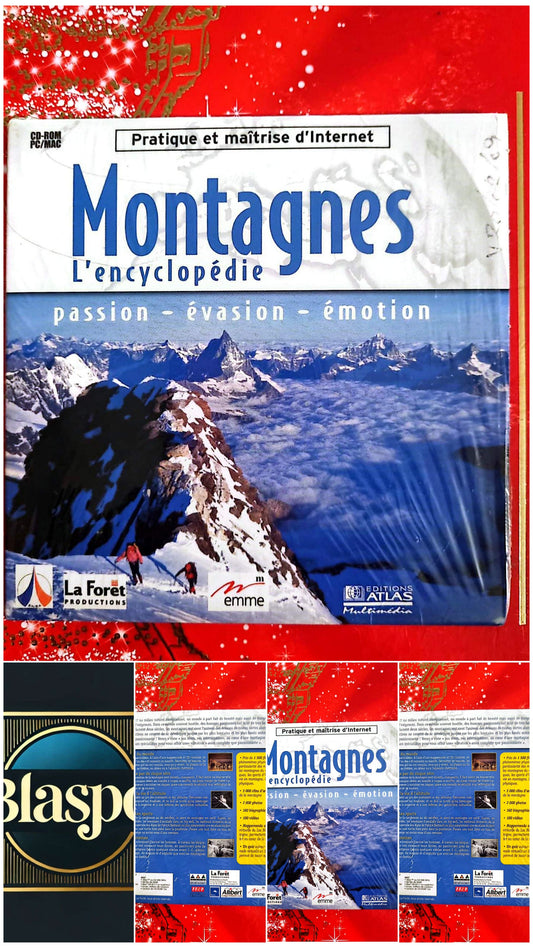 Montagnes – L’Encyclopédie – CD-ROM PC / Mac – Atlas Multimédia – Français
