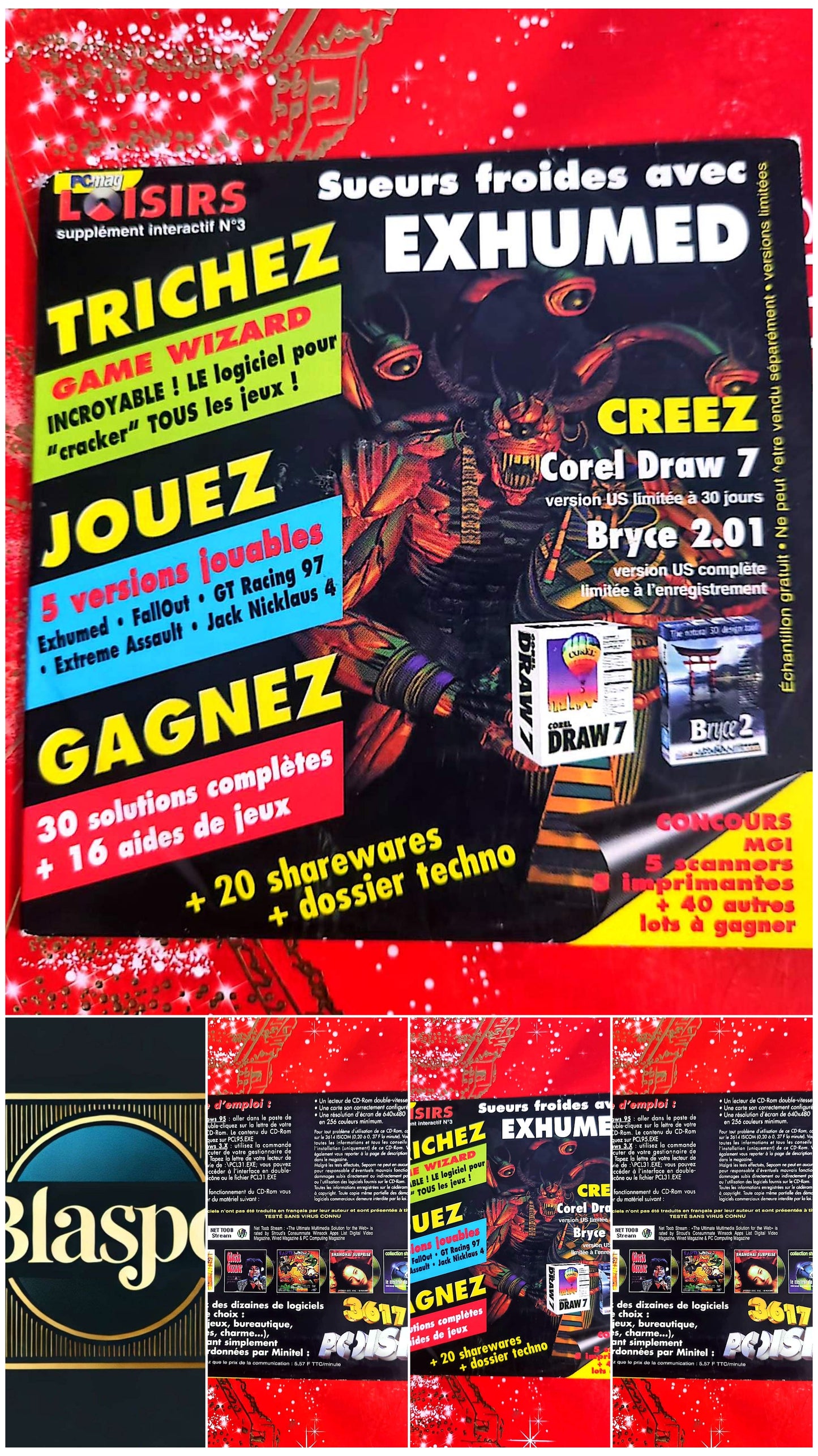 PC Mag Loisirs Supplément Interactif N°3 – CD-ROM Jeux Logiciels Multimédia