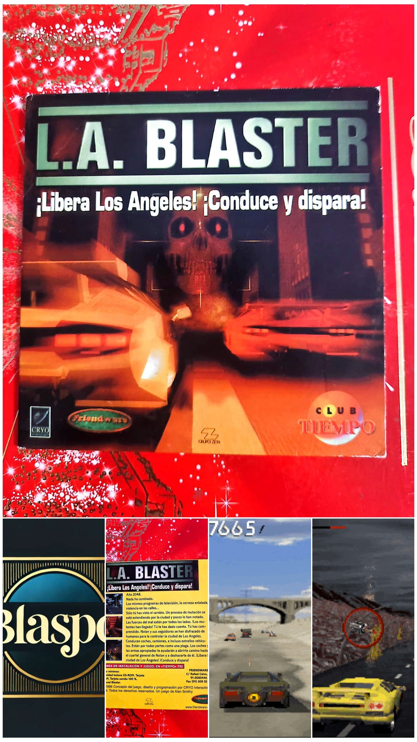 L.A. Blaster – Jeu PC Action Conduite et Tir – CD-ROM Rétro