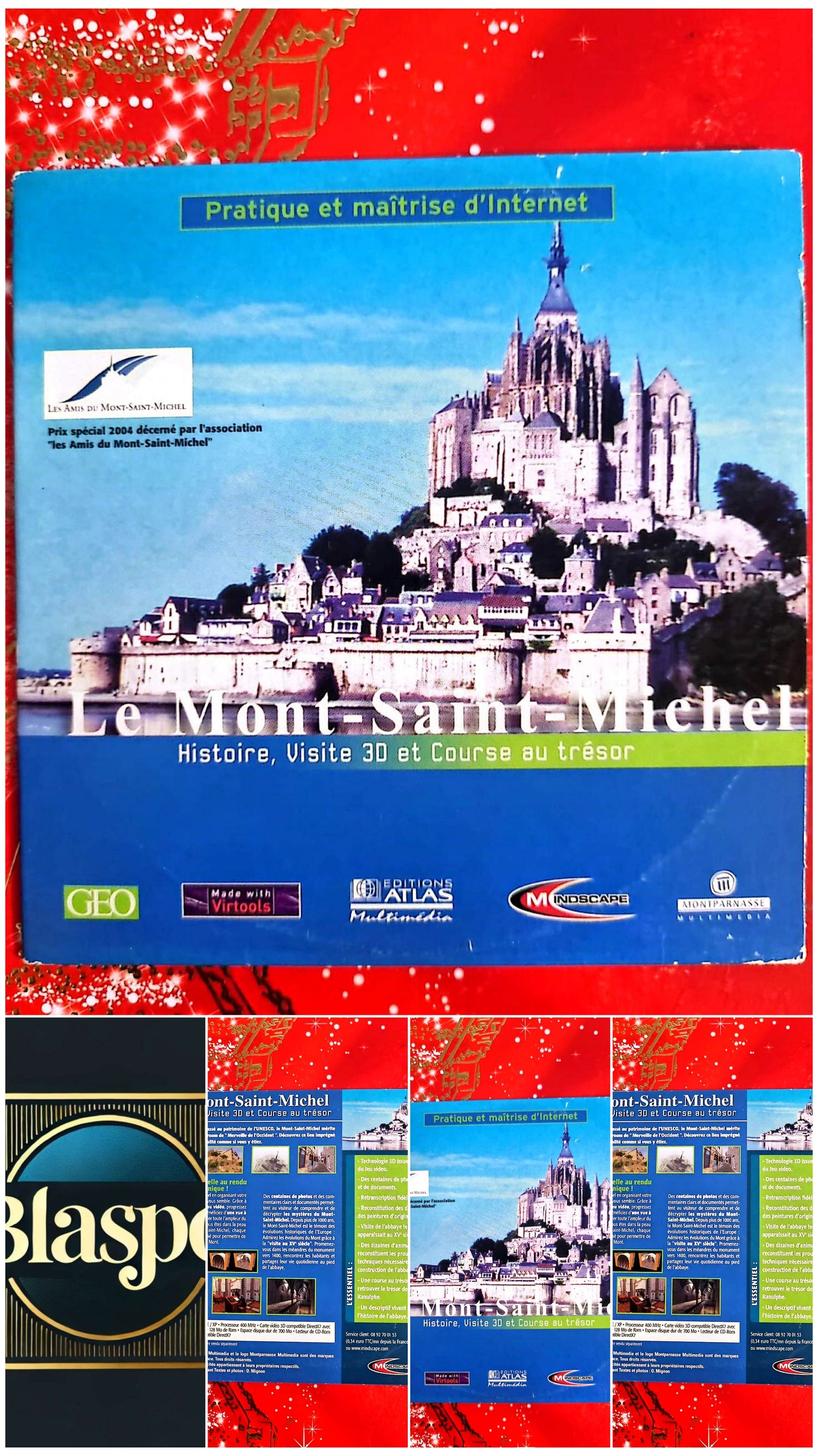 Le Mont-Saint-Michel – Histoire, Visite 3D et Course au Trésor – Logiciel PC Éducatif