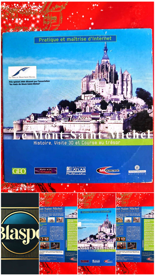 Le Mont-Saint-Michel – Histoire, Visite 3D et Course au Trésor – Logiciel PC Éducatif
