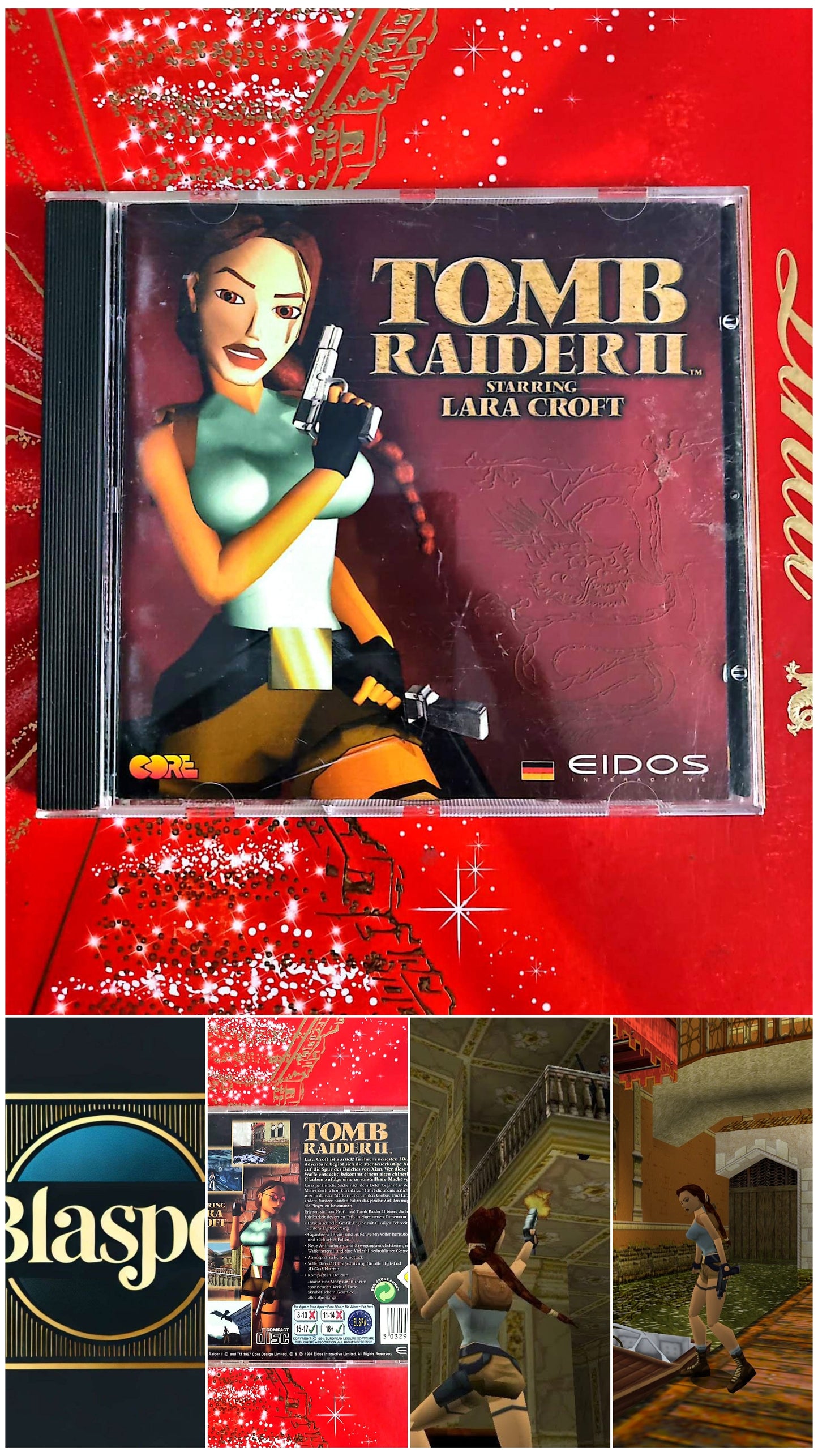 Tomb Raider II – Starring Lara Croft – Jeu PC Rétro – Version Européenne