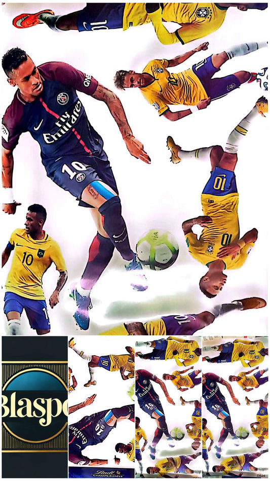Sticker Mural Neymar – Football Brésil / PSG – Grand Format 60 x 90 cm