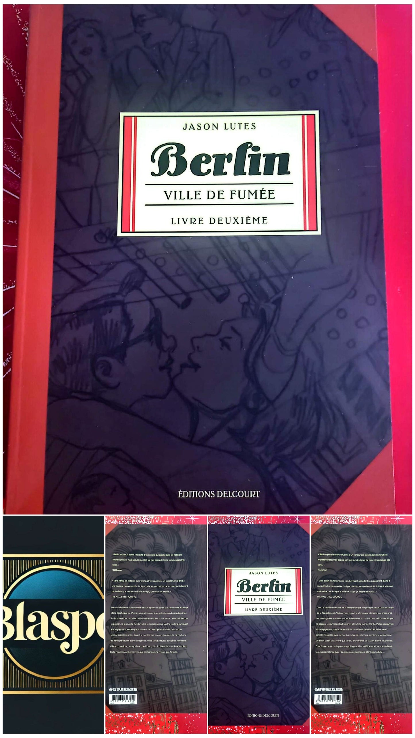 BD Berlin Ville de Fumée – Livre Deuxième – Jason Lutes – Éditions Delcourt
