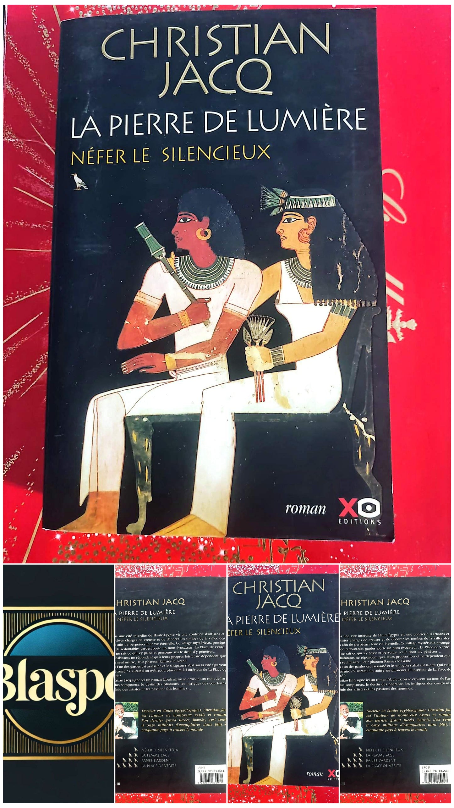 Livre Roman – Christian Jacq – La Pierre de Lumière – Néfer le Silencieux