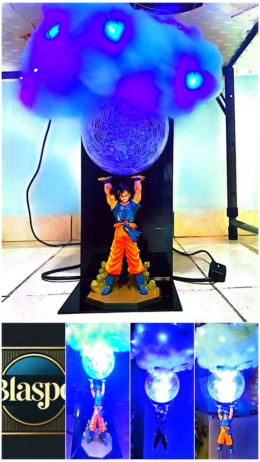 Lampe Figurine Dragon Ball – Goku Genki Dama – Éclairage LED Décoratif – Figurine Lumineuse