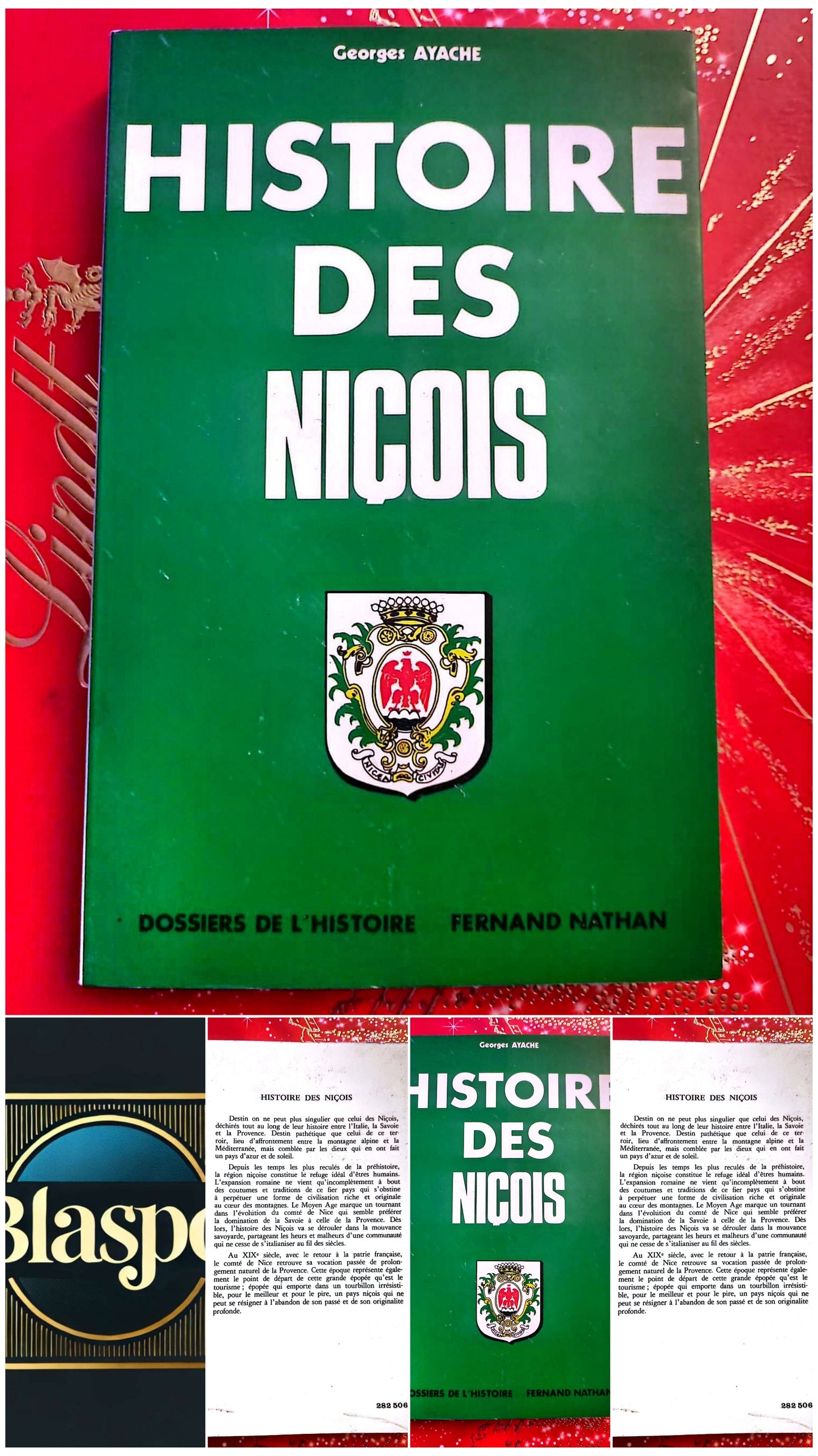 Histoire des Niçois – Georges Ayache – Livre d’Histoire Régionale – Broché