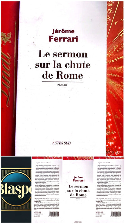 The Sermon on the Fall of Rome – Jérôme Ferrari – Literary Novel – Paperback Book