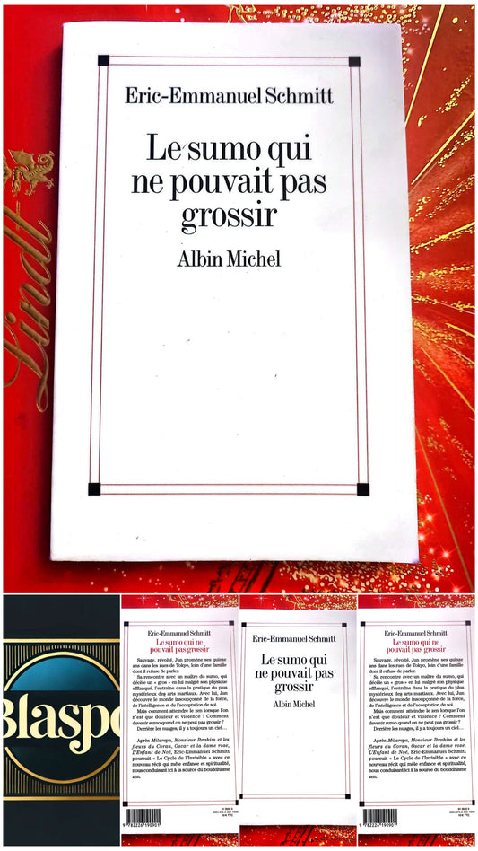 Le sumo qui ne pouvait pas grossir – Éric-Emmanuel Schmitt – Roman – Livre Broché