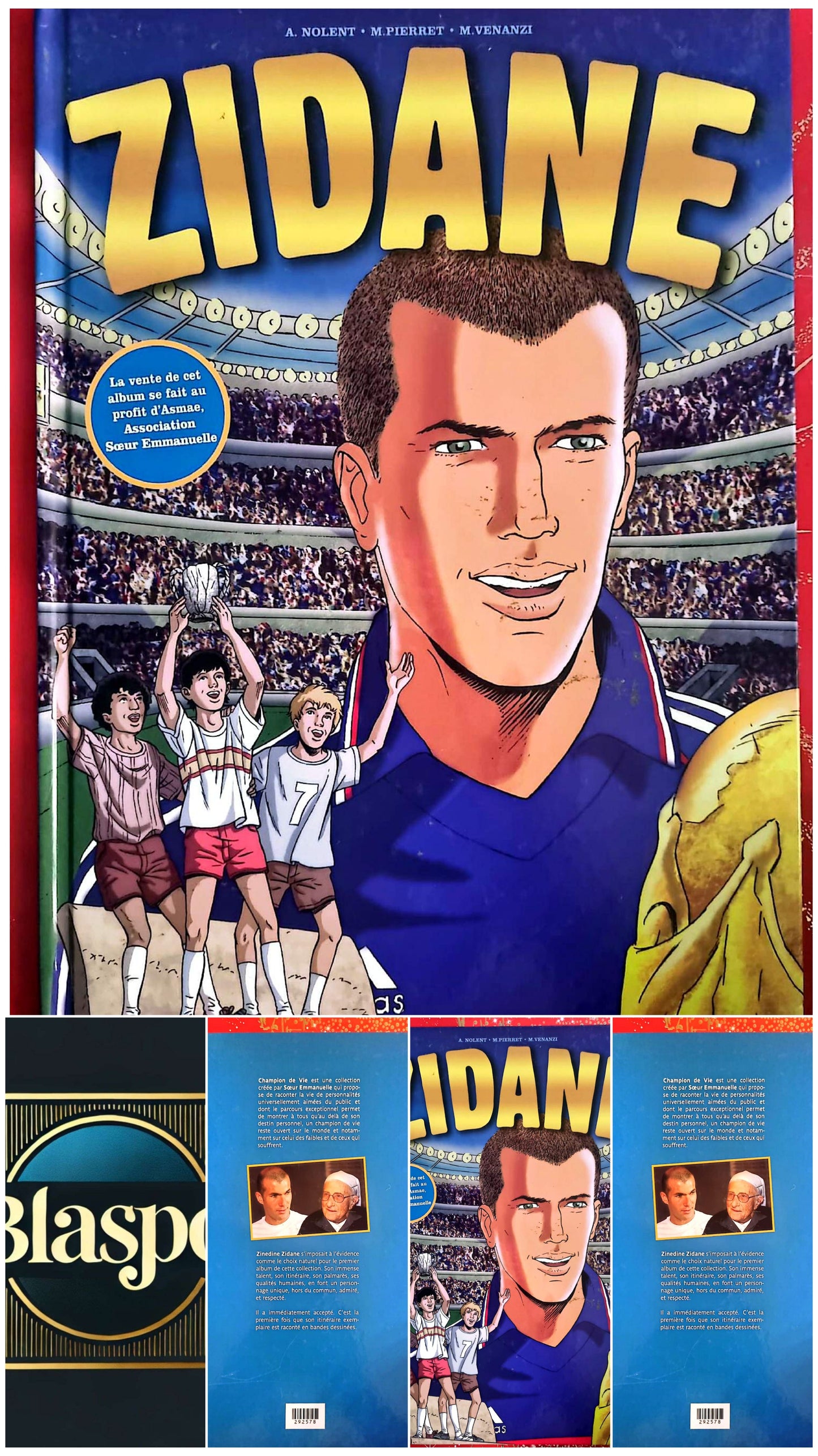 Zidane – Champion de Vie – Bande dessinée biographique – Album illustré football